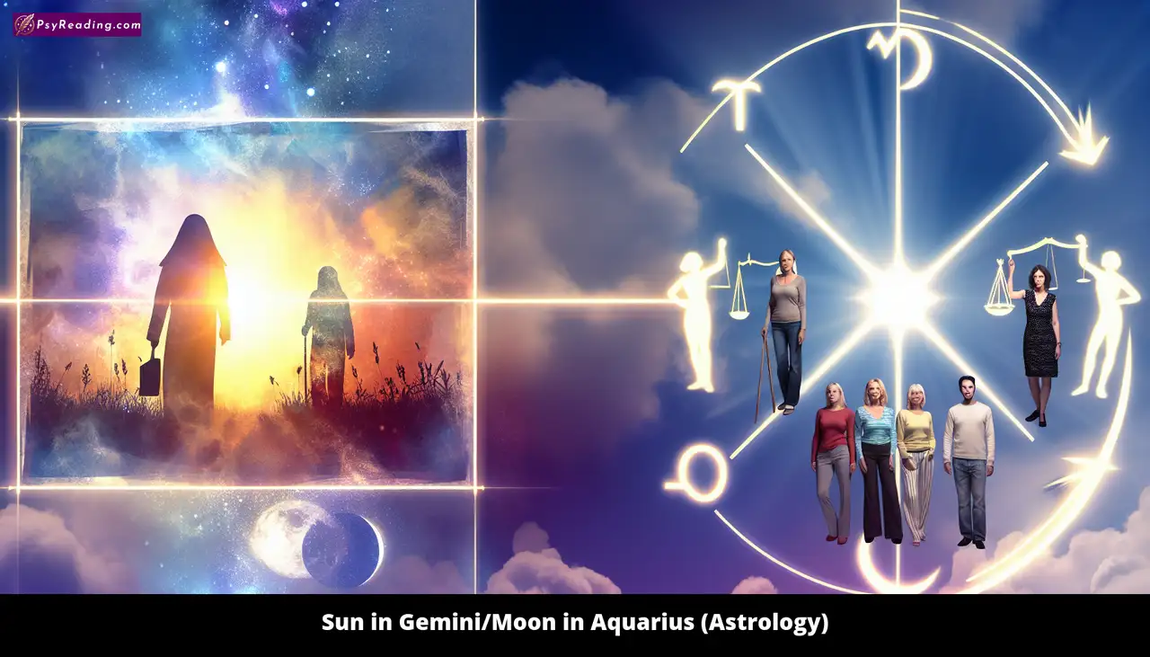 Astrological blend: Sun in Gemini, Moon in Aquarius