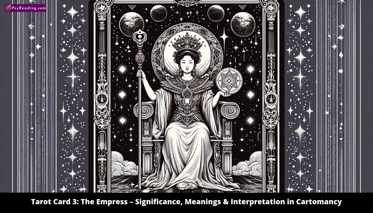 Tarot Card 3: The Empress - Symbolic Cartomancy