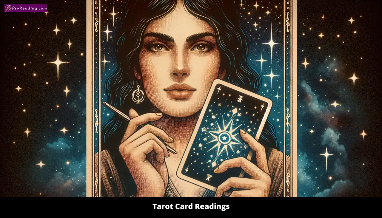 Tarot cards depicting insightful divination readings.