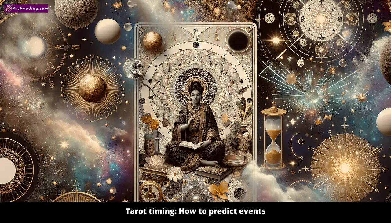 Tarot cards predicting future events visually.