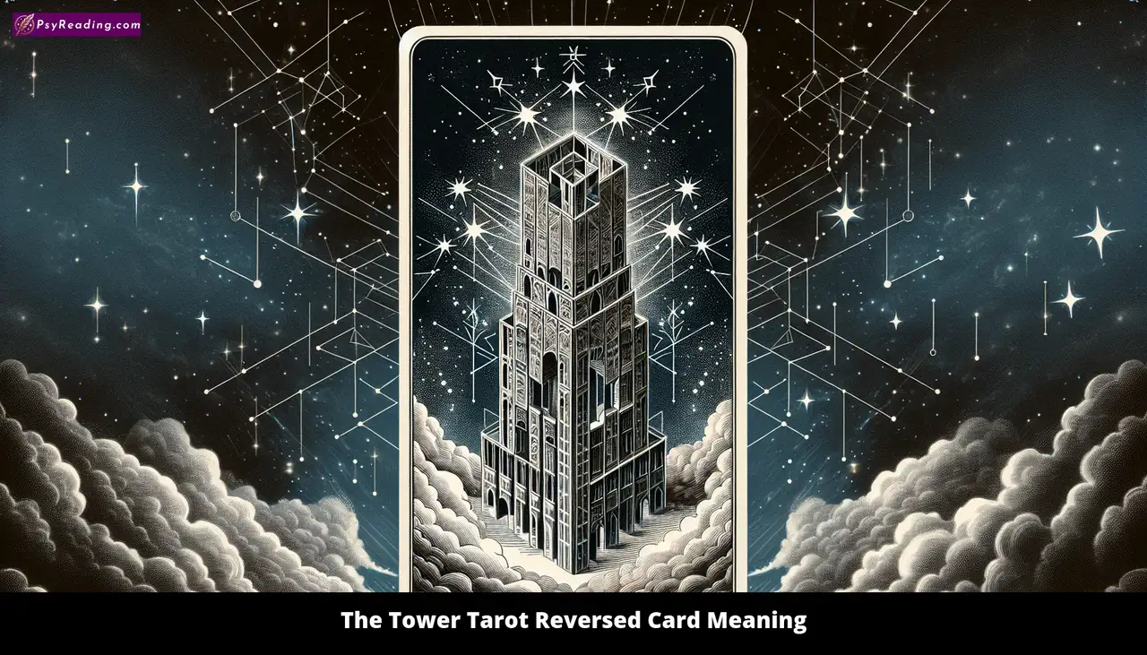 Reversed Tower Tarot Card Interpretation