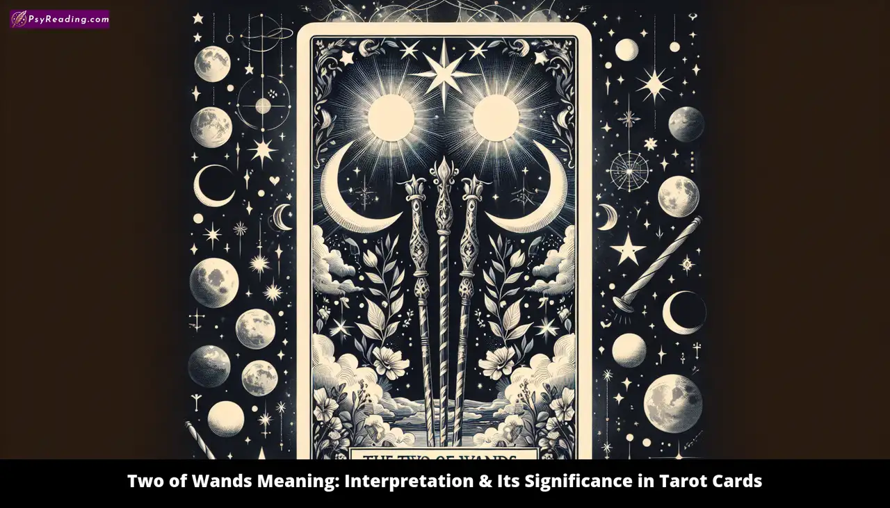 Tarot card: Two of Wands interpretation.
