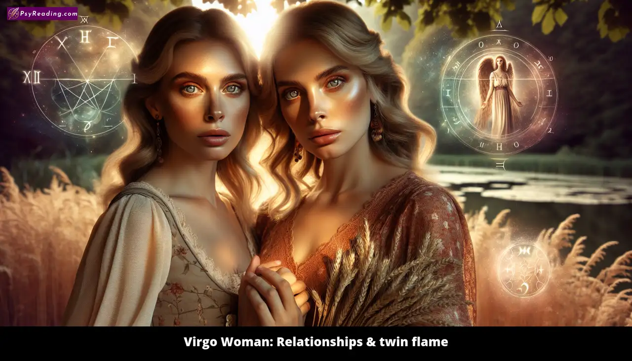 Virgo Woman: Relationships & twin flame - Astrological connection and soulmate bond.