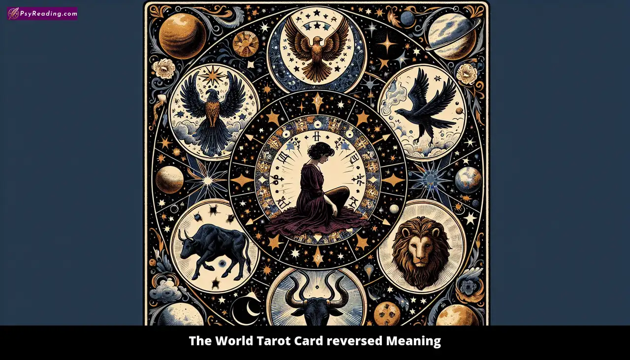 World Tarot Card reversed interpretation - image