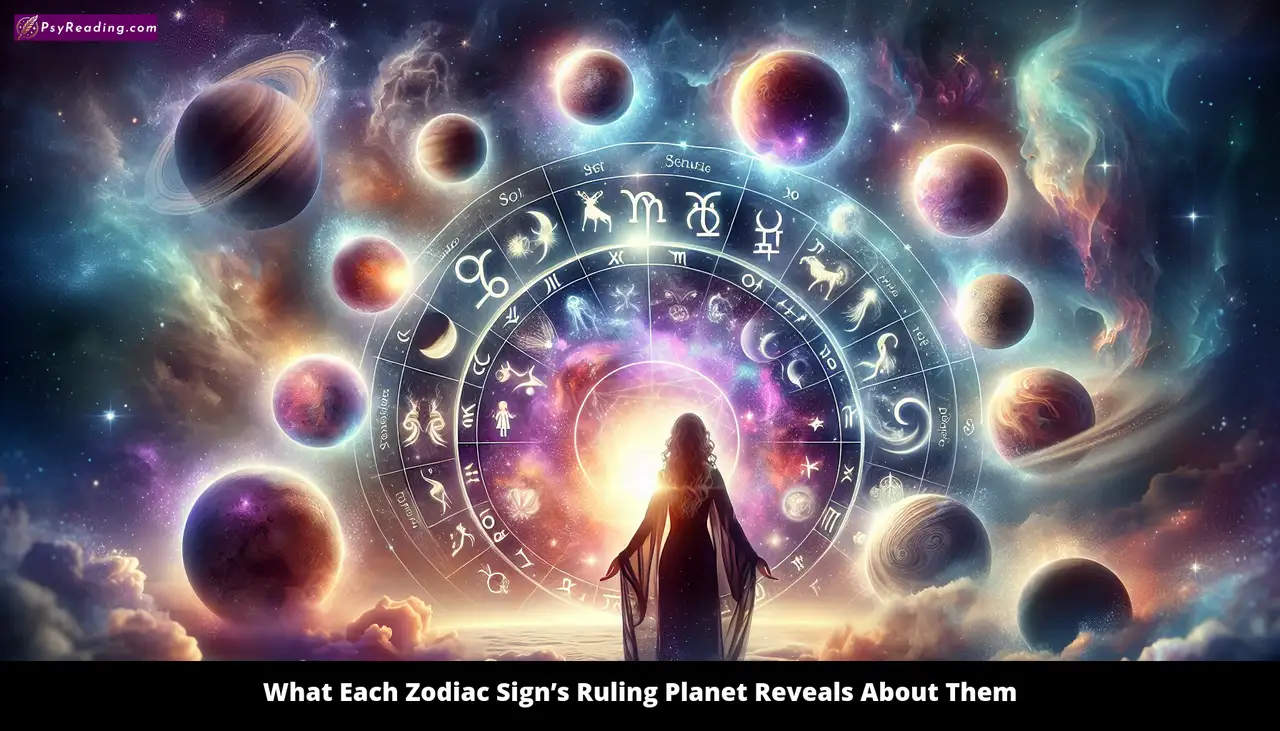 Zodiac signs' ruling planets symbolism revealed.