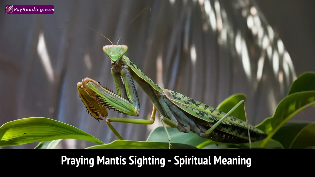 Praying Mantis: Symbol of Spiritual Insight and Guidance