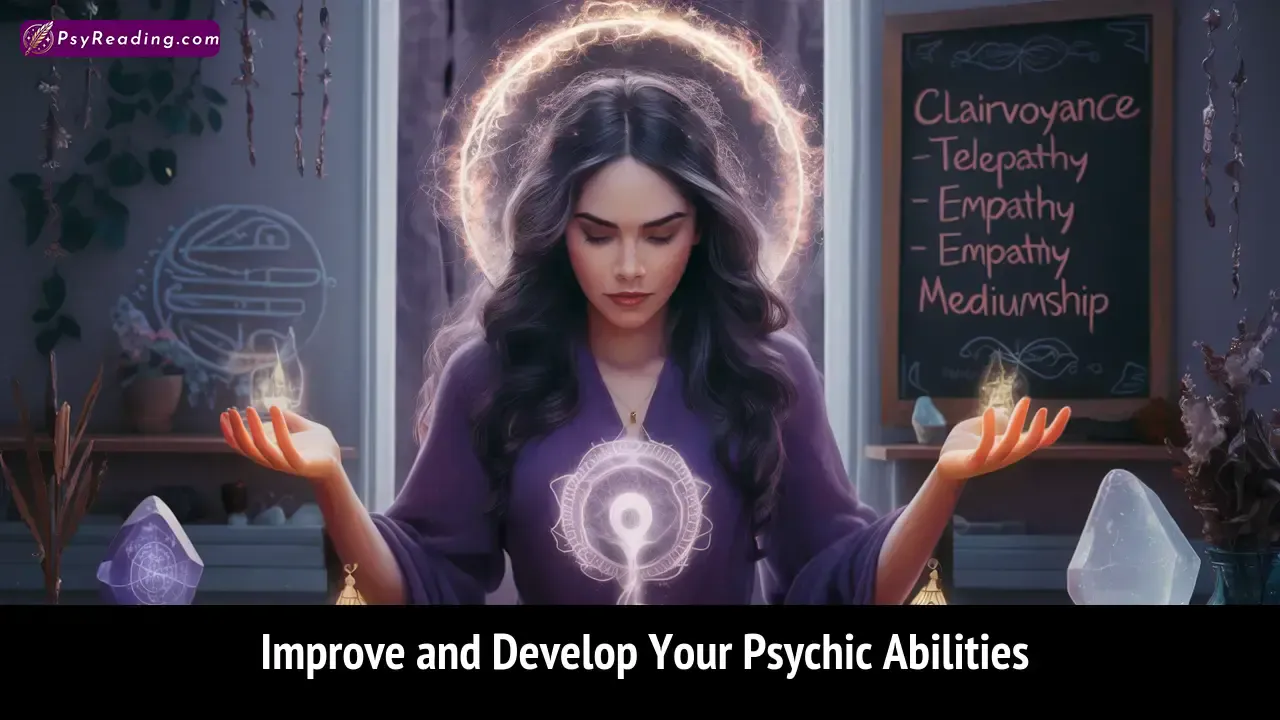 Enhance psychic powers with visualization techniques.